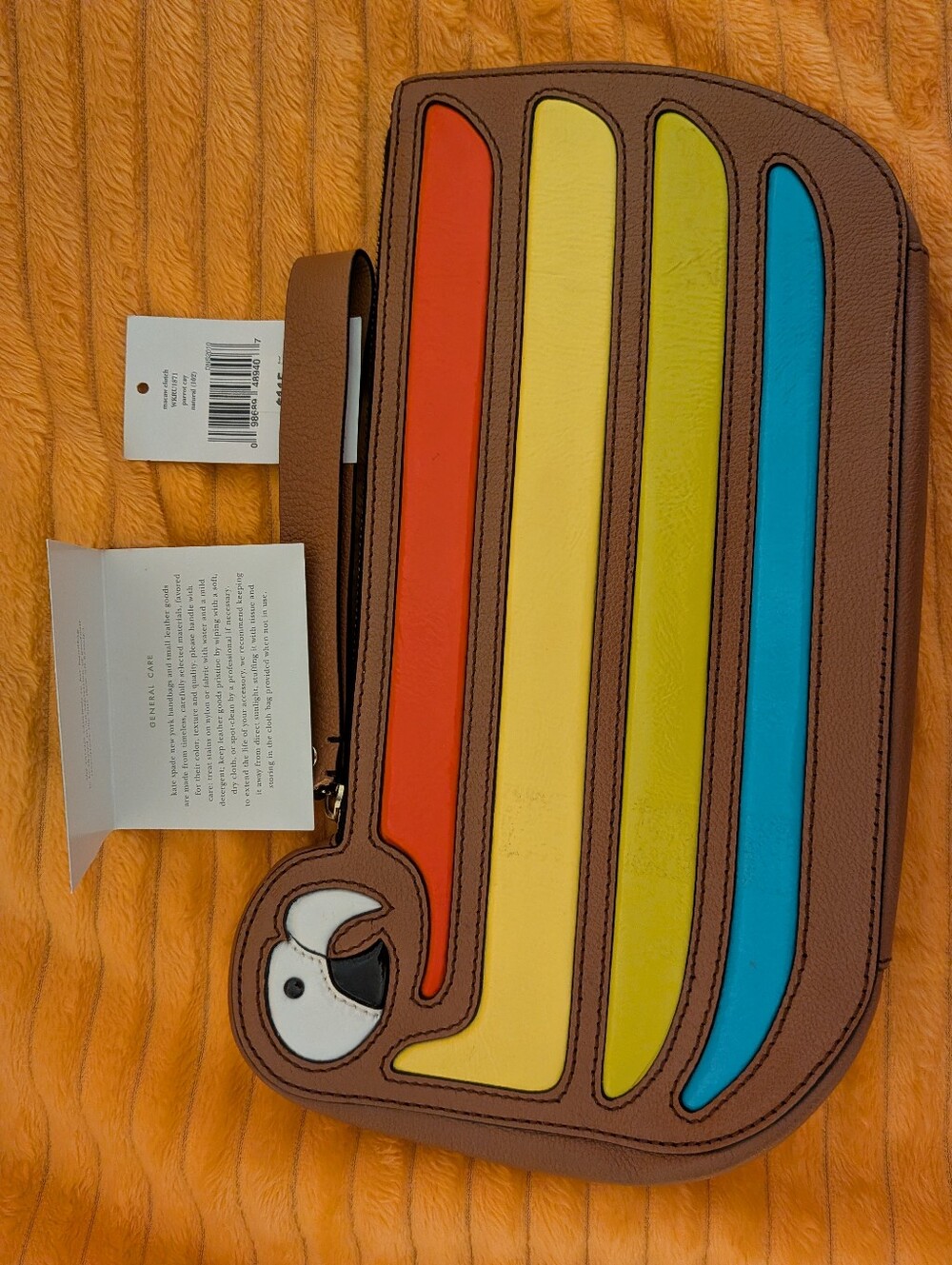 kate spade Maccaw Parrot Clutch NWT - Picture 9 of 12